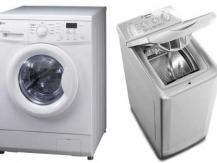 Melyik mosógép jobb - függőleges vagy elülső rakodással?