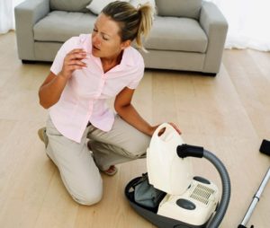 Vacuum cleaners for people with a tendency to allergic reactions