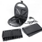 Waffle iron with interchangeable panels: usability along with the quality of preparation