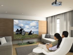 3D projektoriai namų kino teatrui