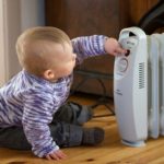 Kuris šildytuvas yra geriausias bute su mažu vaiku?