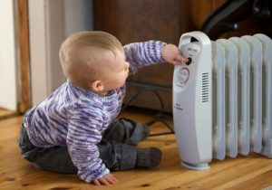 qual aquecedor é melhor para um apartamento com uma criança pequena