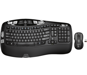 Logitech Wireless Wave Combo Mk550 Keyboard with Laser Mouse