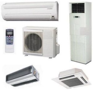 Typer av luftkonditioneringsapparater