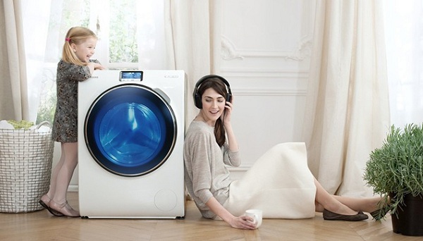 máquina de lavar silenciosa