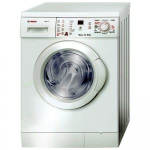 What do the icons on the Bosch washing machine mean