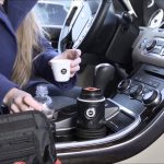 Mobilné zariadenie na voňavú kávu na cestách