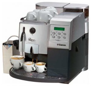 máquina de café em grão