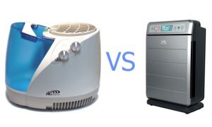 каква е разликата между въздушен овлажнител и пречиствател на въздух