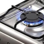 Cooker with gas control system